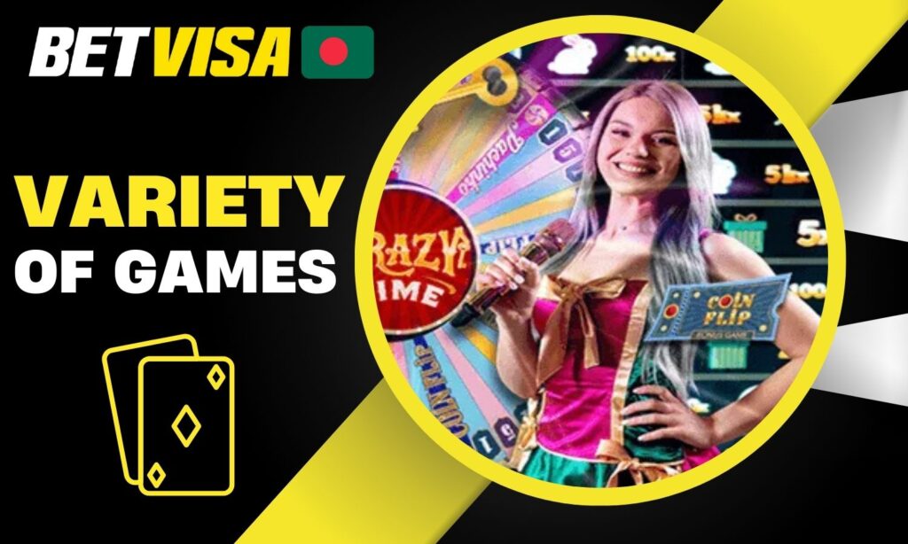 Variety of games review at Betvisa Casino in Bangladesh